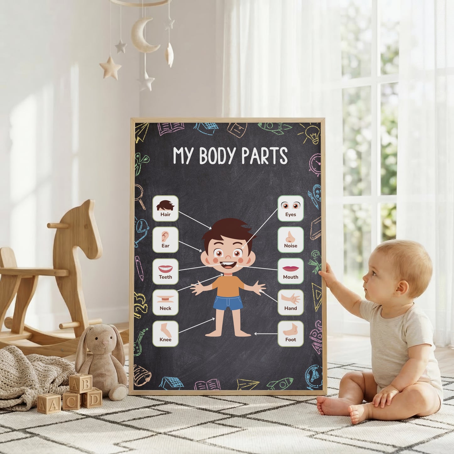10 Printable Educational Posters for Kids | Instant Download